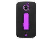 Motorola Moto X 2014 2nd Generation Protector Cover Case Hybrid BLK PPL Symbiosis Vertical Stand