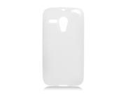 Motorola Moto G Falcon XT1032 Silicone Case TPU Transparent Frosted White
