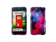 LG Optimus L70 MS323 Hard Case Cover Hot Pink Sky Galaxy Nebula