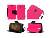 Alcatel Fierce 4 Allura 5056 Pop 4 Pouch Case Cover HPK Premium PU Leather Flip Wallet Credit Card
