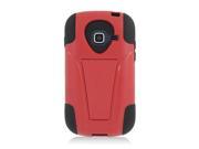 Samsung Galaxy Discover S730G Centura S738C Protector Cover Case Hybrid Red Black Y Stand