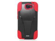 Alcatel One Touch Fierce 2 7040T Pop Icon A564C Protector Cover Case Hybrid Black Red Y Stand