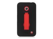 Nokia Lumia 630 Lumia 635 Protector Cover Case Hybrid Black Red Symbiosis With Vertical Stand
