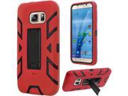 Samsung Galaxy S7 G930 Protective Cover Hybrid Red Black Hip With Vertical Stand