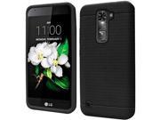 LG K7 Tribute 5 LS675 MS330 Silicone Case Black Ultra Thin Rugged