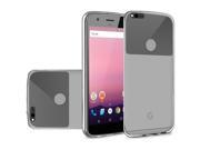 Google Pixel 5 HTC Silicone Case TPU Transparent Smoke Ultra Slim