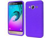 Samsung Galaxy J3 J310 J320 Silicone Case Purple Ultra Thin Rugged