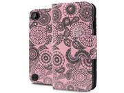 HTC Desire 530 630 Pouch Case Cover Paisley Pink Brushed Wallet Card