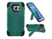 Samsung Galaxy S7 G930 Protective Cover Hybrid Teal Black Transformer With Stand