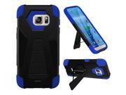 Samsung Galaxy S7 G930 Protective Cover Hybrid Black Blue Transformer With Stand