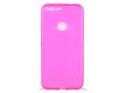 Google Pixel XL 5.5 HTC Silicone Case TPU Transparent Frosted Hot Pink