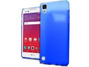 LG Tribute HD LS676 X Style 5 X Skin L56VL L53BL Silicone Case TPU Dark Blue