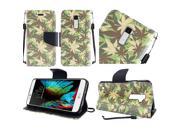 LG K10 Premier LTE L62VL Pouch Cover Drug Herb Military Camouflage Flap w Strap