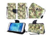 Samsung Galaxy J7 Pouch Cover Drug Herb Military Camouflage Horizontal Flap w Strap
