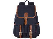 Kaxidy Unisex Vintage Casual Daypack Fashion Pack Canvas Travel Hiking Backpacks Bookbag Rucksack