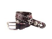 KAXIDY Punk Fashion Leather Belt Mens Vintage Belts