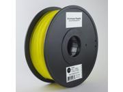 Prototype Supply PLA 3D Printing Filament 1.75mm Yellow 1kg roll 2.2 pounds