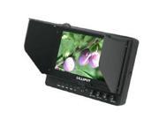 Professional LILLIPUT 7 665 O Color TFT LCD Monitor With HDMI YPbPr AV Input HDMI Output With F 970 LP E6 Battery Plate Sun Shade Cover for DSLR