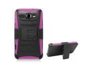 Alcatel OneTouch Sonic LTE Black Armor Pink Skin With Black Combo Holster With Stand