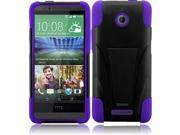 Samsung Galaxy Avant Samsung SM G386T Nabster Double Layer 2 in 1 Impact Resistant Hybrid Case with Built in Kickstand for for T Mobile MetroPCS Purple Black