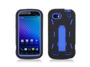 Rugged Dual Layer Impact Absorbing Case With Built In Kickstand Compatible with ZTE Warp 2 Sequent N861 for Boost Mobile
