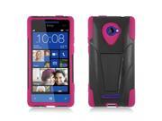 T Stand Hybrid Dual Armor Case Compatible with HTC Windows Phone 8X Zenith PM23100 for At t T Mobile Verizon