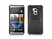 T Stand Hybrid Dual Armor Case Compatible with HTC One Max T6 for At t Sprint Verizon