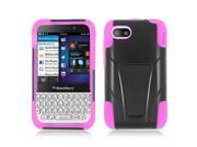 T Stand Hybrid Dual Armor Case Compatible with Blackberry Q5 for At t