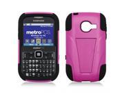 T Stand Hybrid Dual Armor Case Compatible with Samsung Freeform 5 R480C for U.S. Celluar Straight Talk