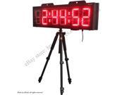 8 Giant LED Tripod Sport Clock Outdoor LED Raceclock with Tripod RF Remote Control Support Countdown up Function
