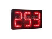 8 3 Digits LED Countdown up Timer in Seconds Semioutdoor Seconds Countdown up Clock Red Color IR Remote Control