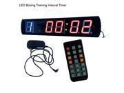 4 Giant Large LED Training Timer Boxing Training Countdown Clock Support 9 Rounds and Rest Time Training Time IR remote Control