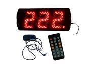 5 Days LED Countdown Clock IR Remote Control LED Timer in Days Support Mid night change time