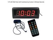 1.8 High Character LED Digital Clock in 12 24 Hour Display Support Countdown up Function in Minutes Seconds