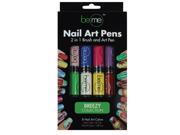 BeMe Nail Art Pens Breezy Color Collection 4 pens 8 colors