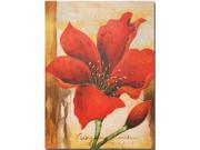Canvas Oil Painting Hand Painted Red Flower