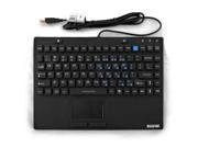 Silicone Industrial Waterproof USB Keyboard with Touchpad KB 86 USB Interface