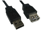 USB EXTENSION Black CABLE 6 A MALE to A FEMALE 6FT 6 FT 1.8M New