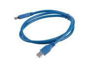 New USB 3.0 AM AF Narrow Cable Design 1m Can be connected to Micro B Blue