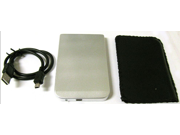 New USB 2.0 2.5 SATA Hard Disk Drive HDD Silver Enclosure Case B