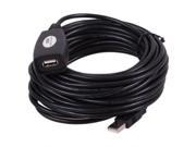 USB 2.0 A Male To Female Extension Cable w Chipset 33FT