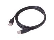 6FT Black USB 2.0 Type A Female to A Male Extension Cable M F 1.8M