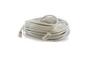 100 FT CAT5e CAT5 RJ45 Ethernet LAN Network Patch Cable Grey Snagless Male