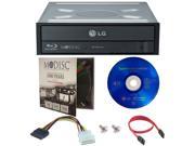 LG 14X Internal 3D Blu ray Burner CD Drive Writer Software Cable 1pk M DISC DVD