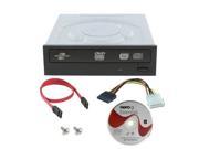 Lite on iHAS22406 24X SATA Lightscribe DVD CD Drive Writer Burner Software