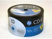 100 Pack HP 52X CD R CDR Blank Disc Storage Media 80Min 700MB