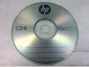 20 HP Brand 52X Logo Blank CD R CDR Disc Media 80Min 700MB with Paper Sleeves