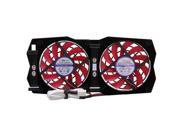 Evercool Dual Adjustable 80mm VGA Video Card Replacement Cooler Fan RVF 2F