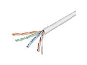 CAT5E UTP White Solid Wire Bulk Ethernet LAN Network RJ45 CCA 24 AWG Cable