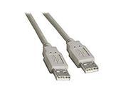 15 ft USB 2.0 Cable A to A Male to Male M M Cord for PC